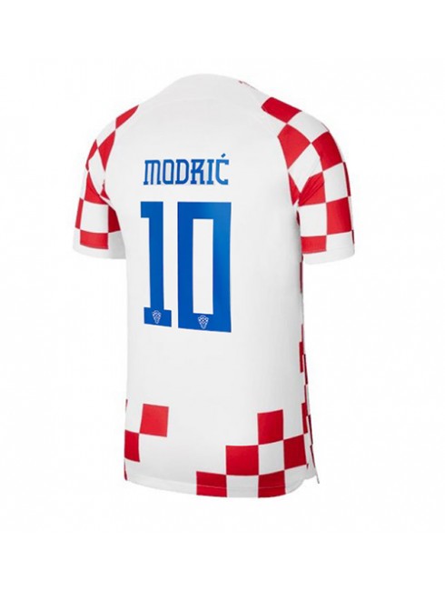 Billige Kroatia Luka Modric #10 Hjemmedrakt VM 2022 Kortermet